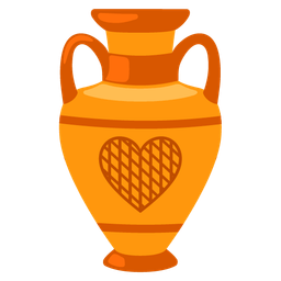 Amphora and Orange heart