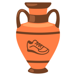 Amphora and Running shoe