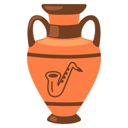 Amphora and Saxophone