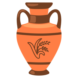 Amphora and Sheaf of rice
