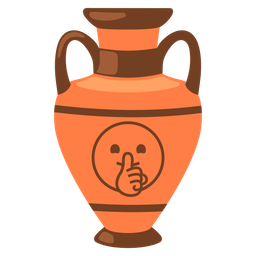 Amphora and Shushing face