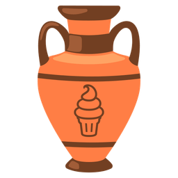 Amphora and Soft ice cream