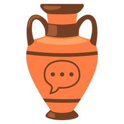 Amphora and Speech balloon