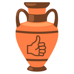 Amphora and Thumbs up