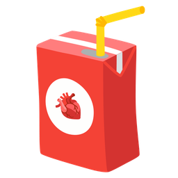 anatomical heart and beverage box