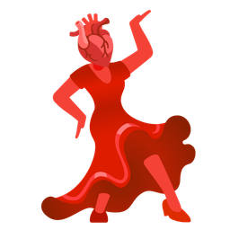 anatomical heart and high-heeled shoe