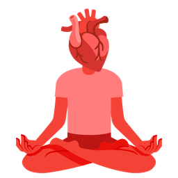 anatomical heart and lotus