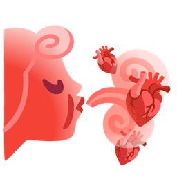 anatomical heart and wind face