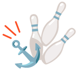 anchor and bowling