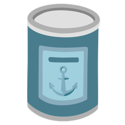 anchor and canned food