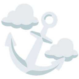 anchor and cloud