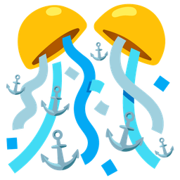 anchor and confetti ball