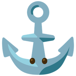 anchor and face without mouth