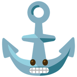 Anchor and Grimacing face