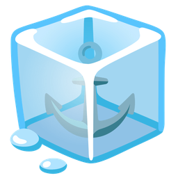 anchor and ice