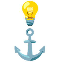 anchor and light bulb