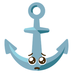 anchor and pleading face