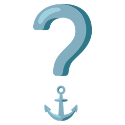 anchor and red question mark