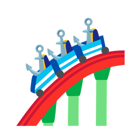 anchor and roller coaster