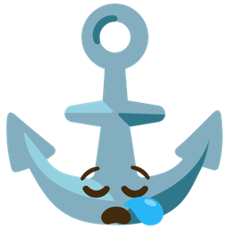 anchor and sleepy face