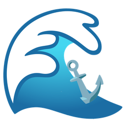 anchor and water wave