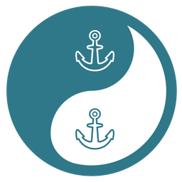 anchor and yin yang