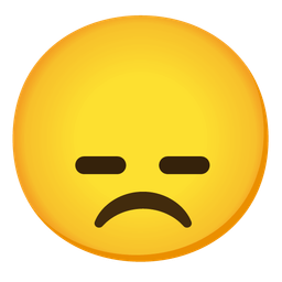 angry face and expressionless face