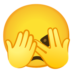 angry face and face with peeking eye