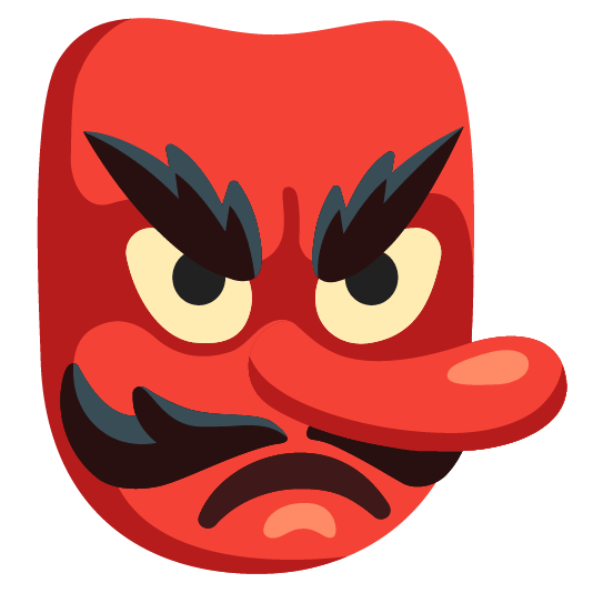 Angry face and Goblin