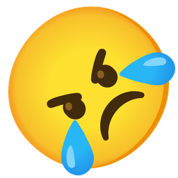 Angry face and Rolling on the floor laughing