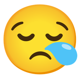 angry face and sleepy face