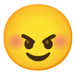 Angry face and Smiling face