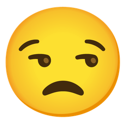 angry face and unamused face