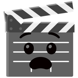 Anguished face and Clapper board