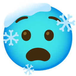 Anguished face and Cold face