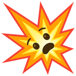 Anguished face and Collision