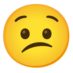 Anguished face and Confused face