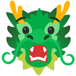 Anguished face and Dragon