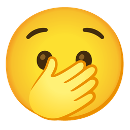 Anguished face and Face with open eyes and hand over mouth