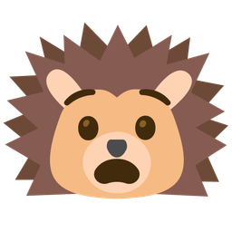 Anguished face and Hedgehog