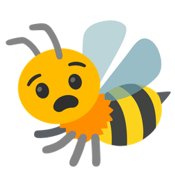 Anguished face and Honeybee