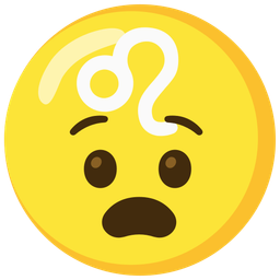 Anguished face and Leo