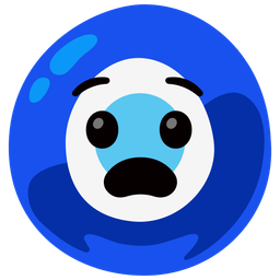 Anguished face and Nazar amulet