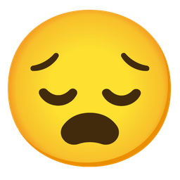 Anguished face and Pensive face