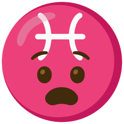 Anguished face and Pisces