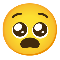 Anguished face and Pleading face