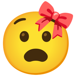 Anguished face and Ribbon