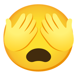 Anguished face and See-no-evil monkey