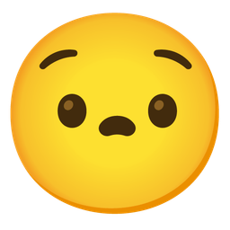 Anguished face and Smiling face with smiling eyes