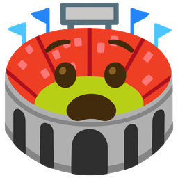 Anguished face and Stadium